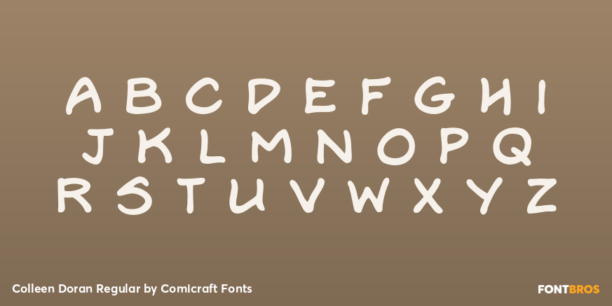 Colleen Doran Regular Font Poster #3