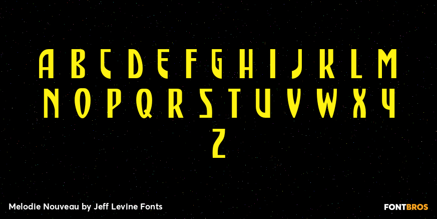 Melodie Nouveau Font Poster #2