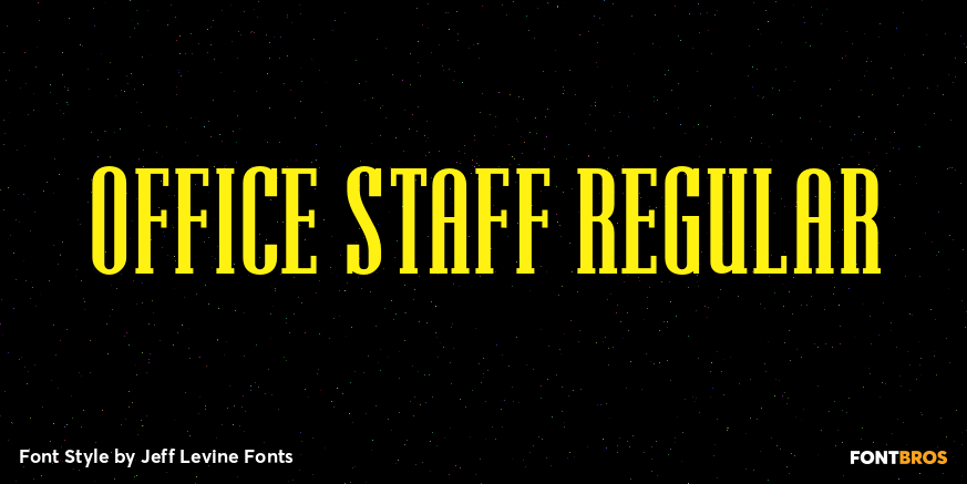 Office Staff Regular Poster