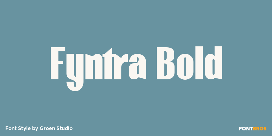 Fyntra Bold Poster