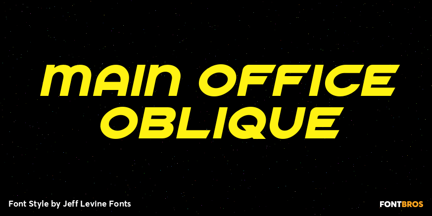 Main Office Oblique Poster