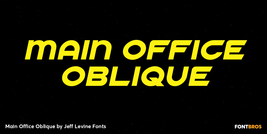 Main Office Oblique Poster