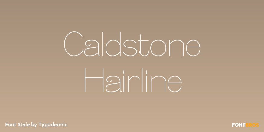 Caldstone Hairline Poster
