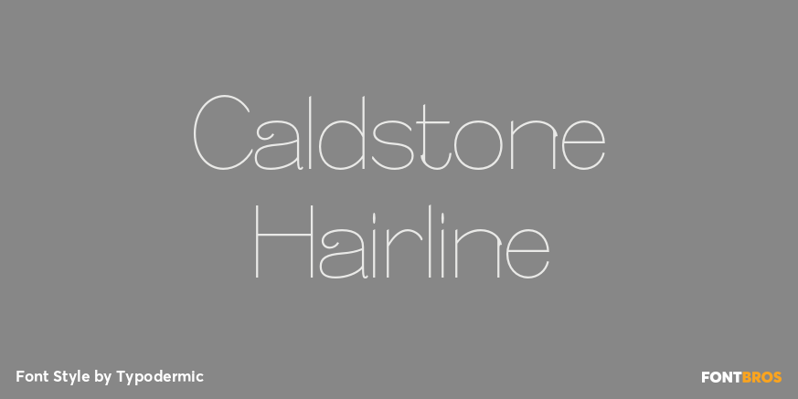 Caldstone Hairline Poster