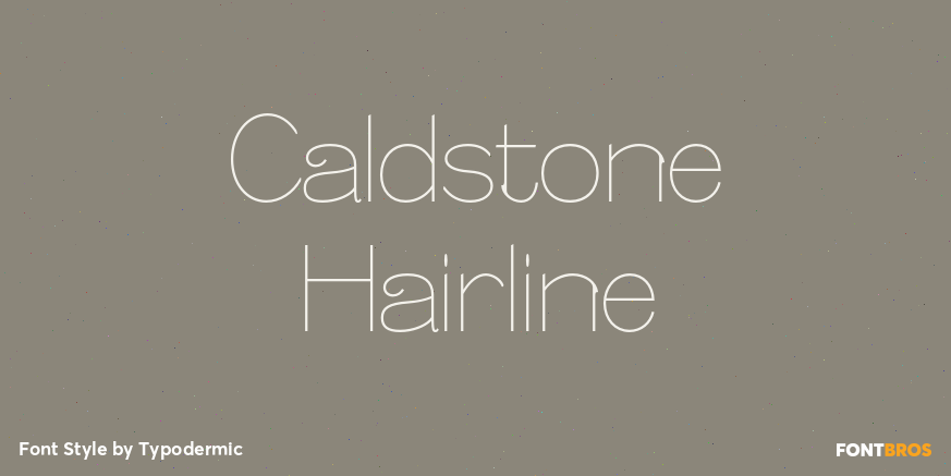 Caldstone Hairline Poster