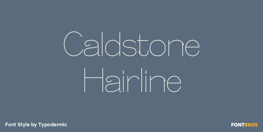 Caldstone Hairline Poster