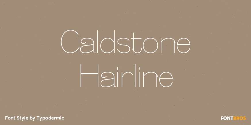 Caldstone Hairline Poster