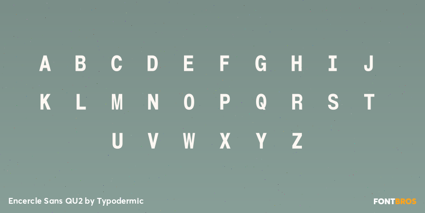 Encercle Sans QU2 Font Poster #2