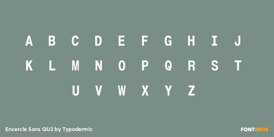 Encercle Sans QU2 Font Poster #1