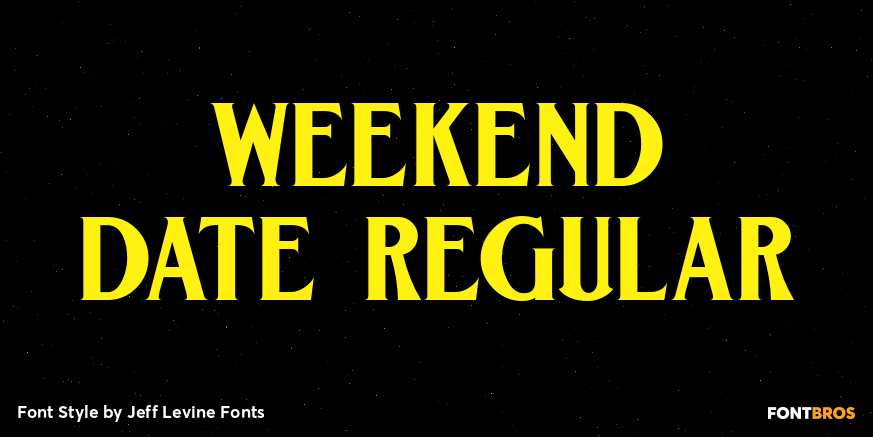 Weekend Date Regular Poster