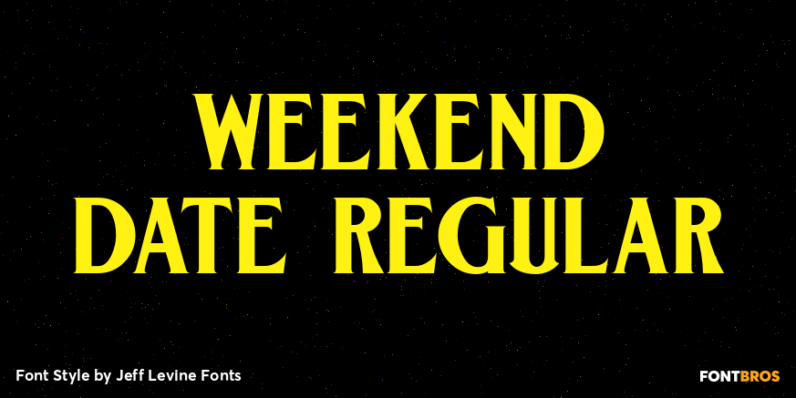 Weekend Date Regular Poster