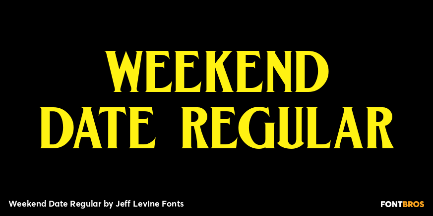 Weekend Date Regular Poster