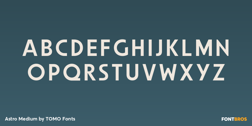 Astro Medium Font Poster #1