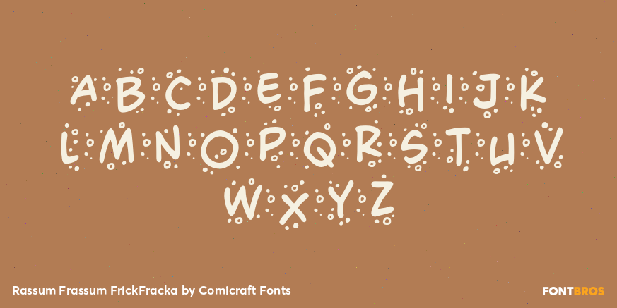 Rassum Frassum FrickFracka Font Poster #3