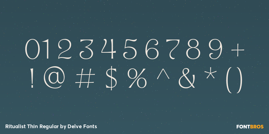 Ritualist Thin Regular Font Poster #4