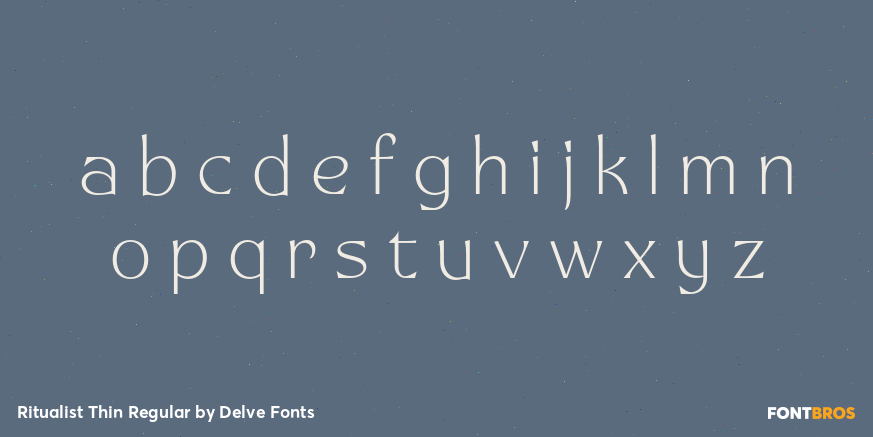 Ritualist Thin Regular Font Poster #3