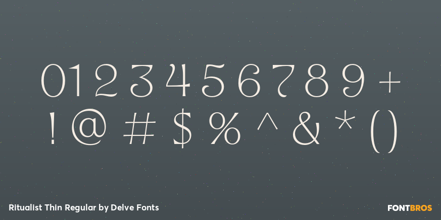 Ritualist Thin Regular Font Poster #4