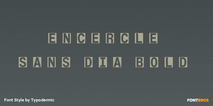 Encercle Sans DIA Bold Font Poster #1