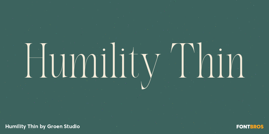 Humility Thin Poster