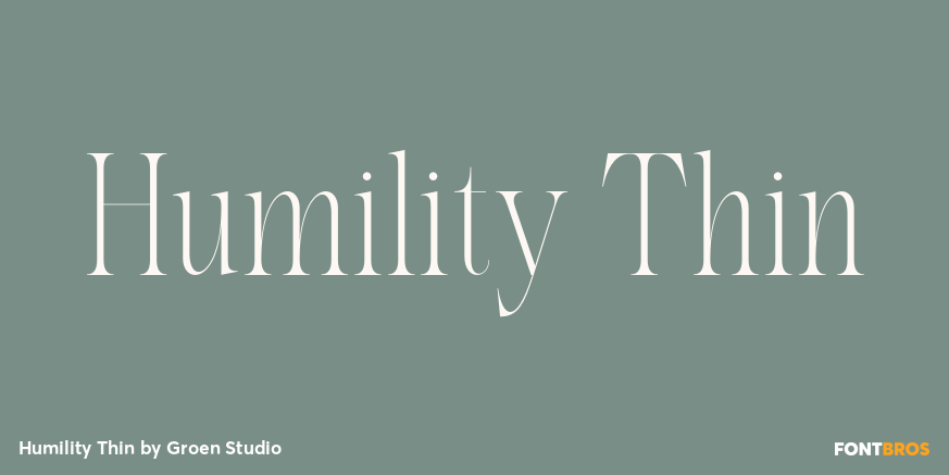 Humility Thin Poster