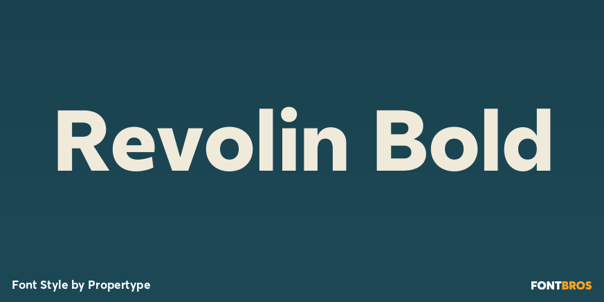 Revolin Bold Poster