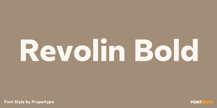 Revolin Bold Poster