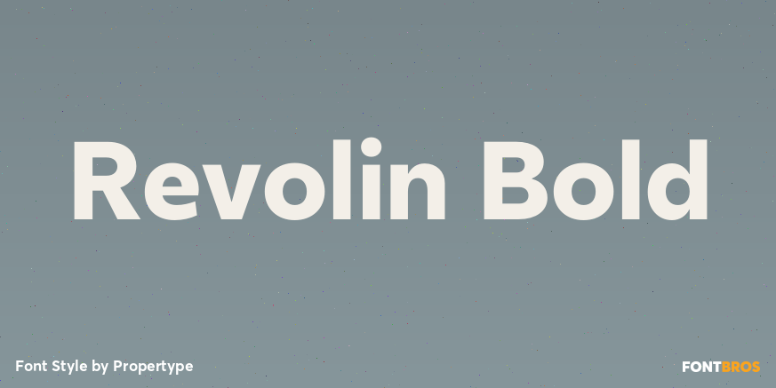 Revolin Bold Poster