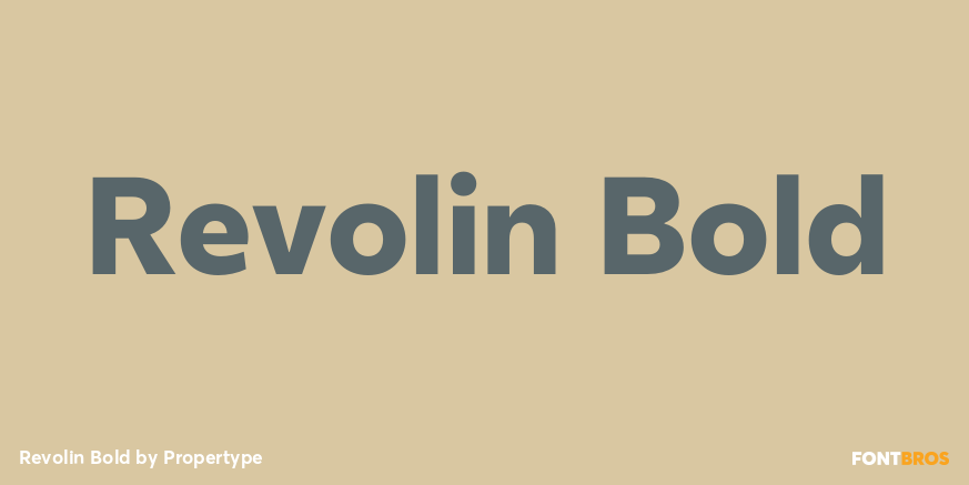 Revolin Bold Poster