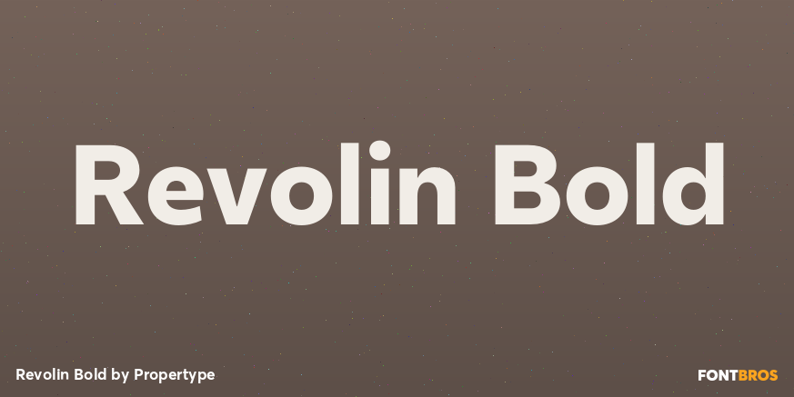 Revolin Bold Poster