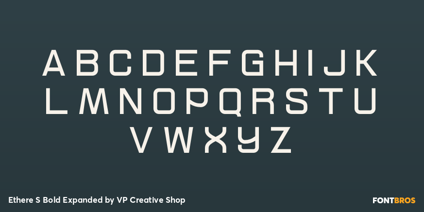 Ethere S Bold Expanded Font Poster #2