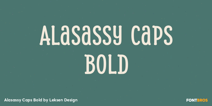 Alasassy Caps Bold Poster