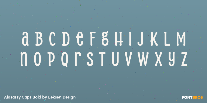 Alasassy Caps Bold Font Poster #3