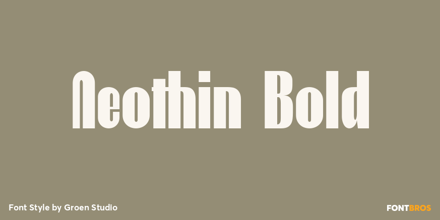 Neothin Bold Poster