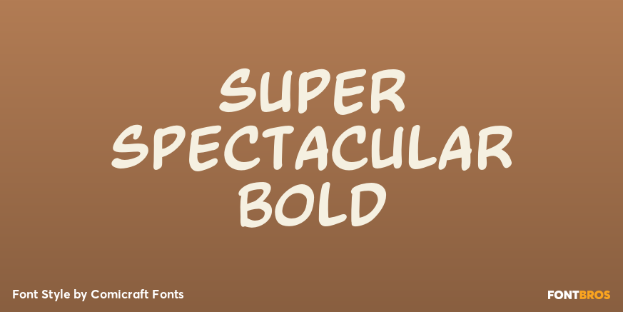 Super Spectacular Bold Poster