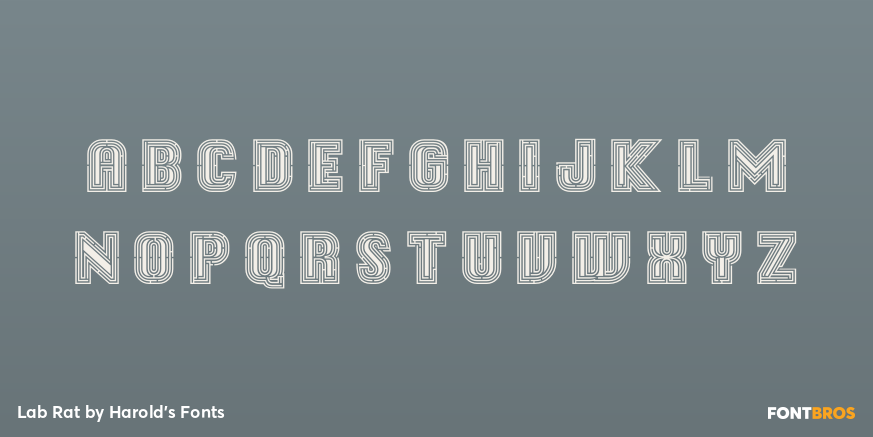 Lab Rat Font Poster #3