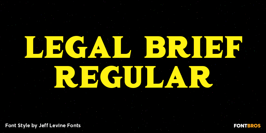 Legal Brief Regular Poster