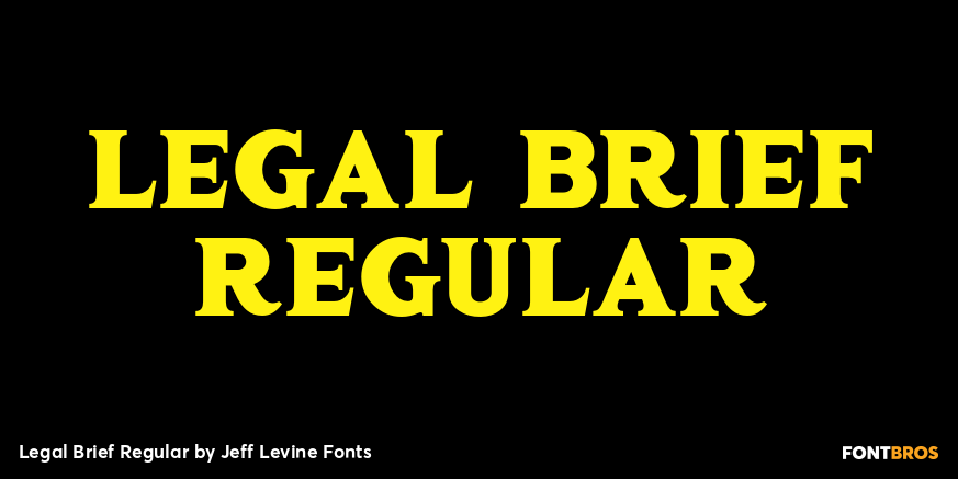 Legal Brief Regular Poster