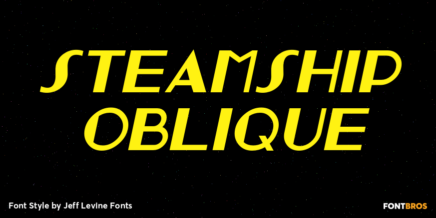 Steamship Oblique Poster