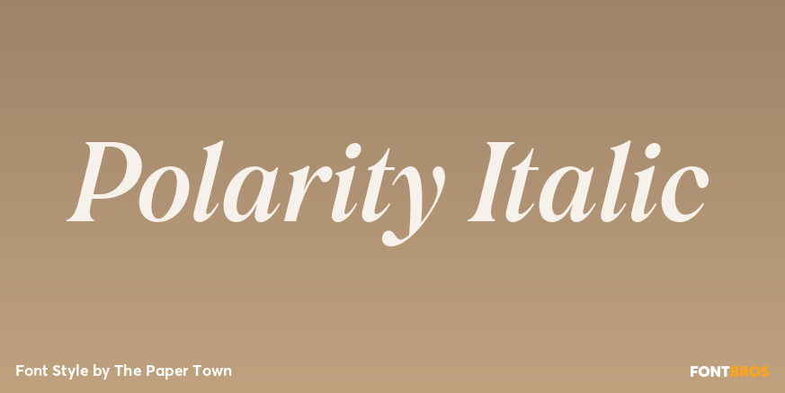 Polarity Italic Poster