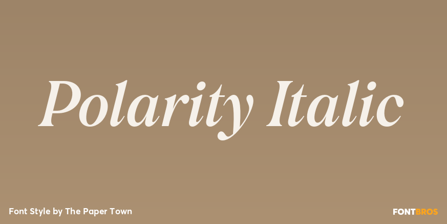 Polarity Italic Poster