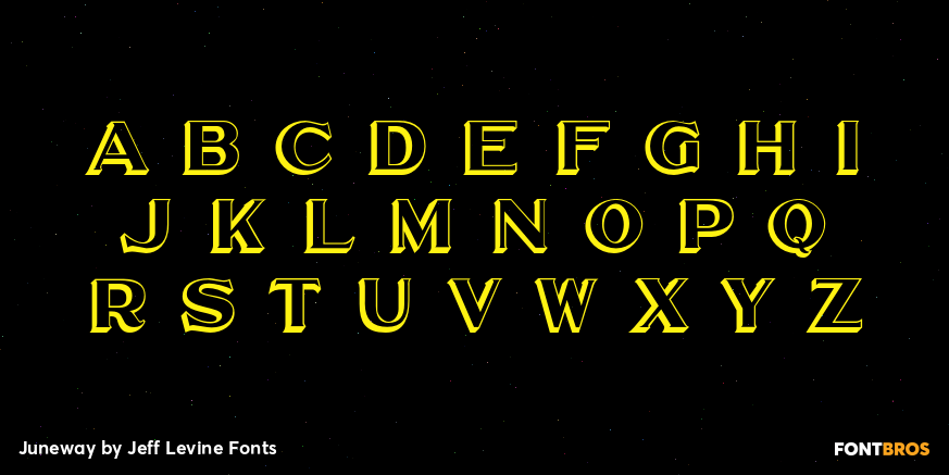 Juneway Font Poster #2