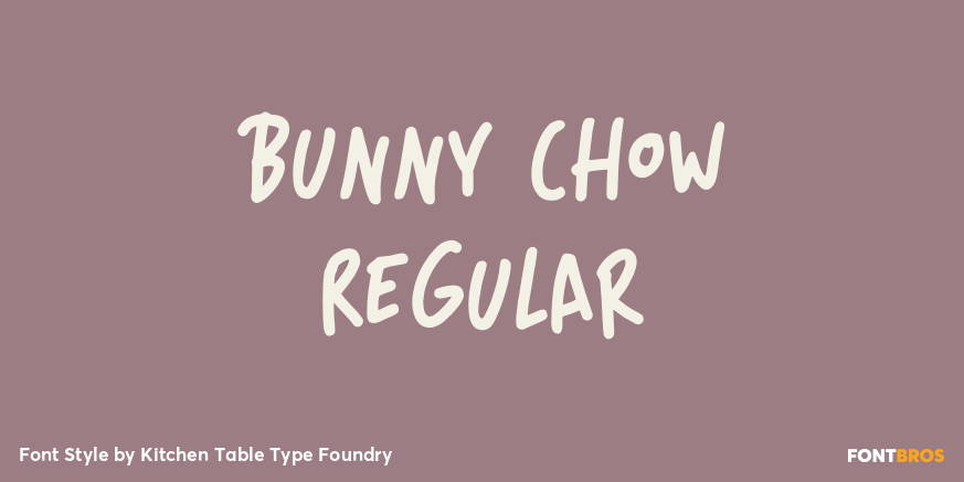 Bunny Chow Regular Poster