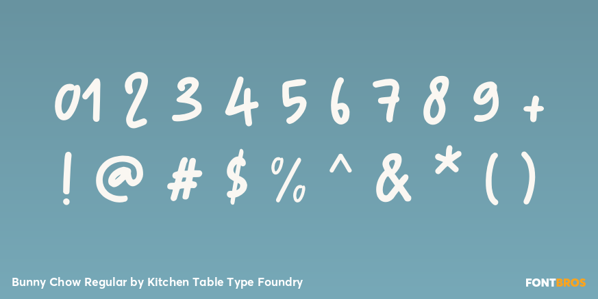 Bunny Chow Regular Font Poster #1