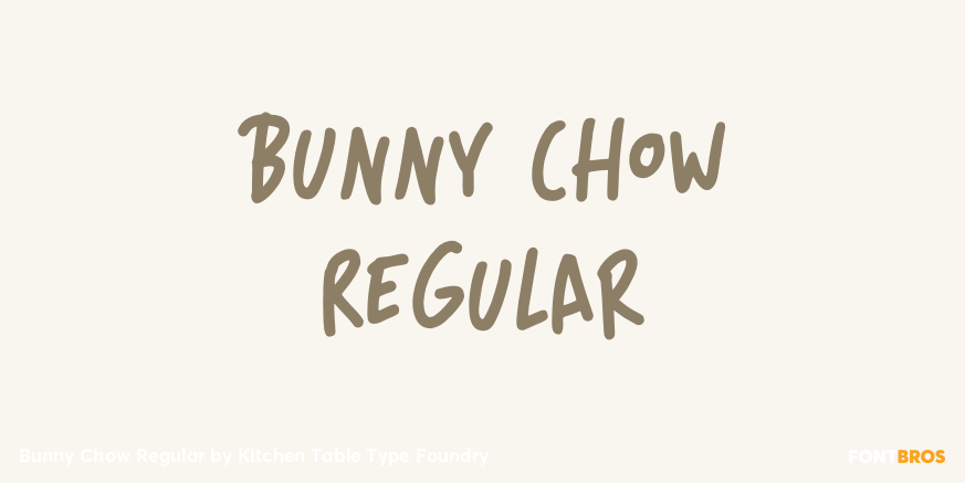 Bunny Chow Regular Poster