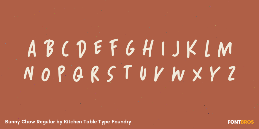 Bunny Chow Regular Font Poster #1