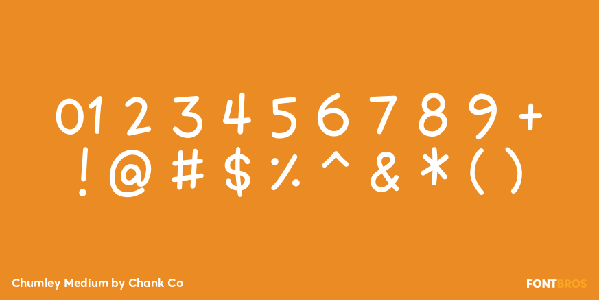 Chumley Medium Font Poster #1