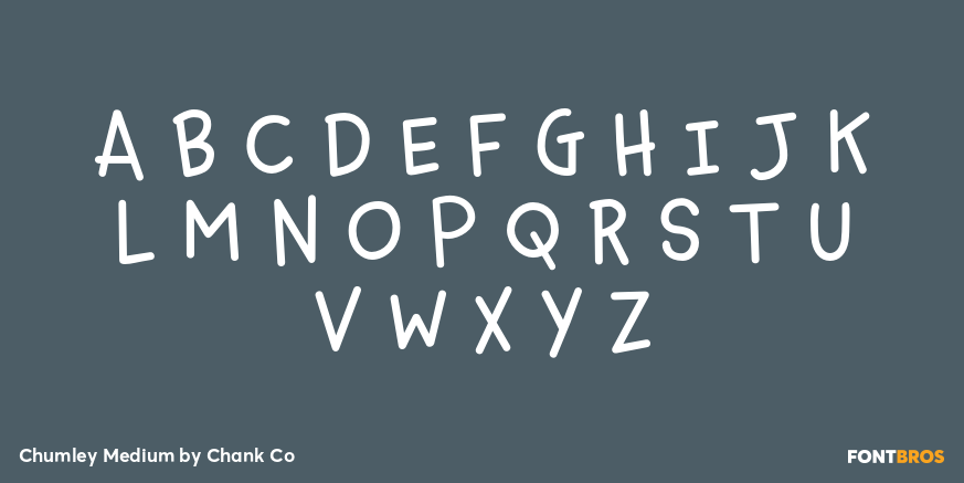 Chumley Medium Font Poster #2