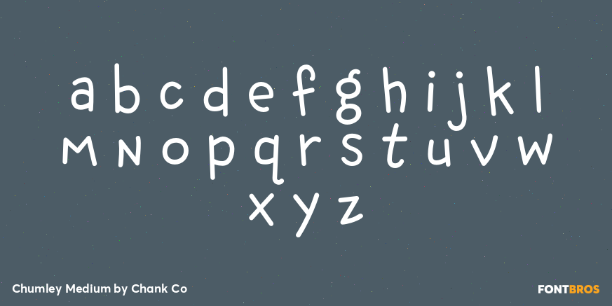 Chumley Medium Font Poster #1