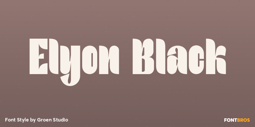 Elyon Black Poster