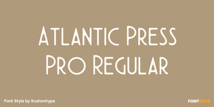 Atlantic Press Pro Regular Poster